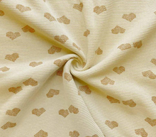 Charger l'image dans la galerie, Nid abeille maille cœurs