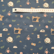 Charger l'image dans la galerie, Popeline de coton - Thème couture