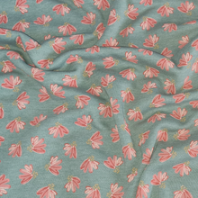 Charger l'image dans la galerie, Sweat - Fleurs sur fond vert