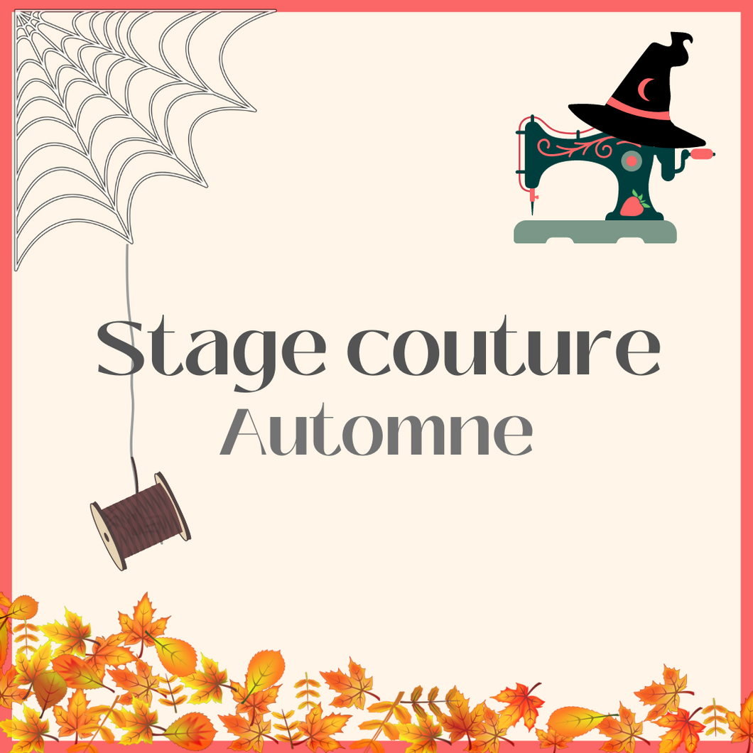 Stage couture enfants/ados </p> Automne 2025