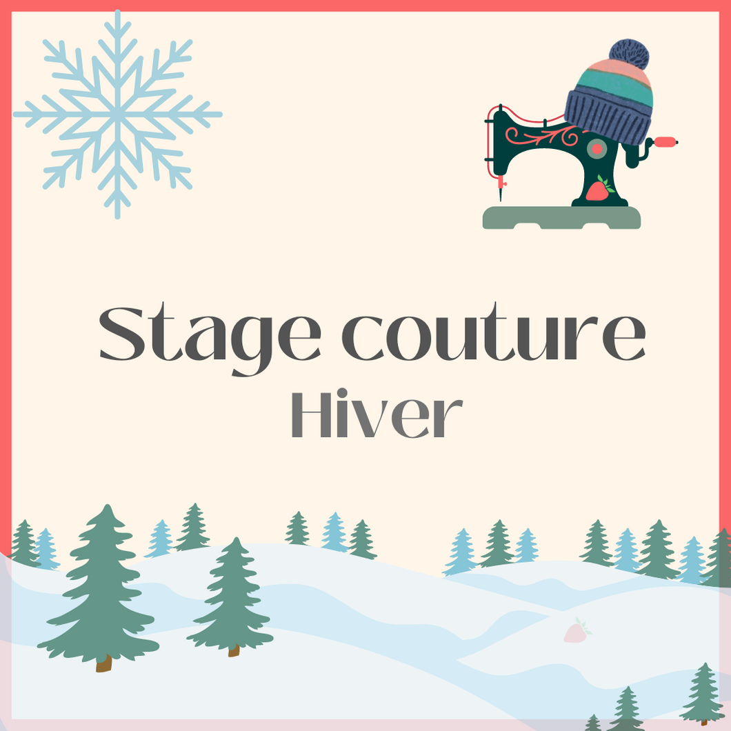 Stage couture enfants/ados </p> Hiver 2026