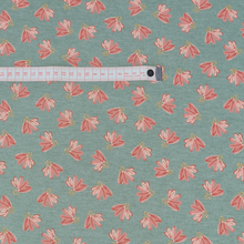 Charger l&#39;image dans la galerie, Sweat - Fleurs sur fond vert
