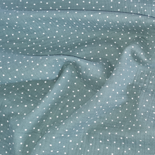 Charger l&#39;image dans la galerie, Double Gaze - Verte à pois blancs
